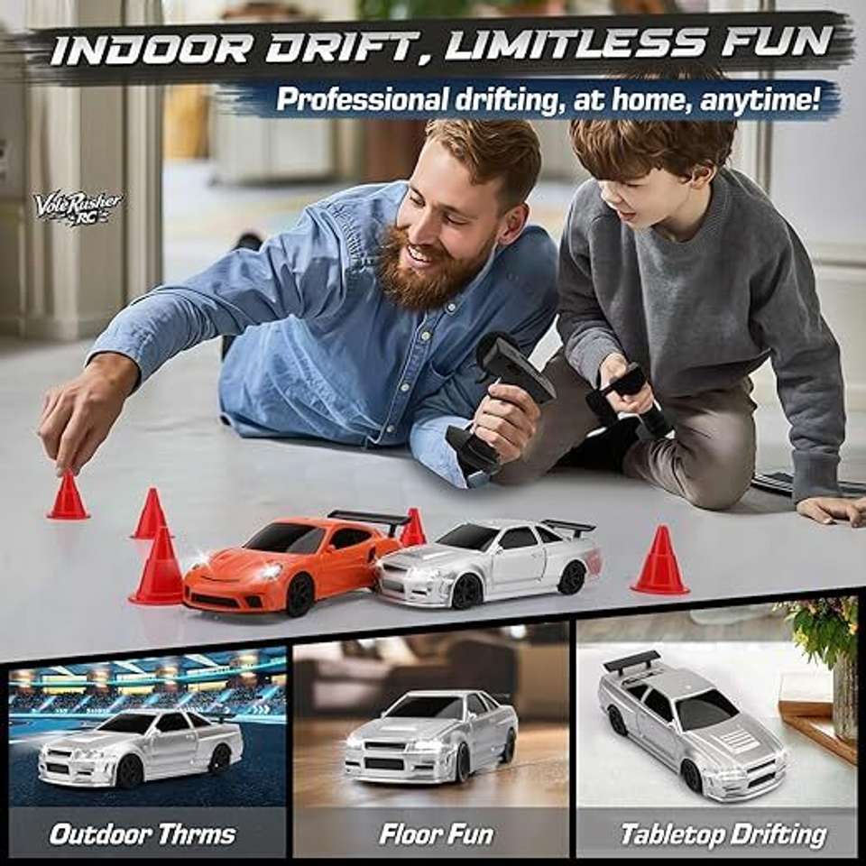 Bestie Toys RC 1/43 Scale Mini RC Drift Car - Micro Small with Full ...