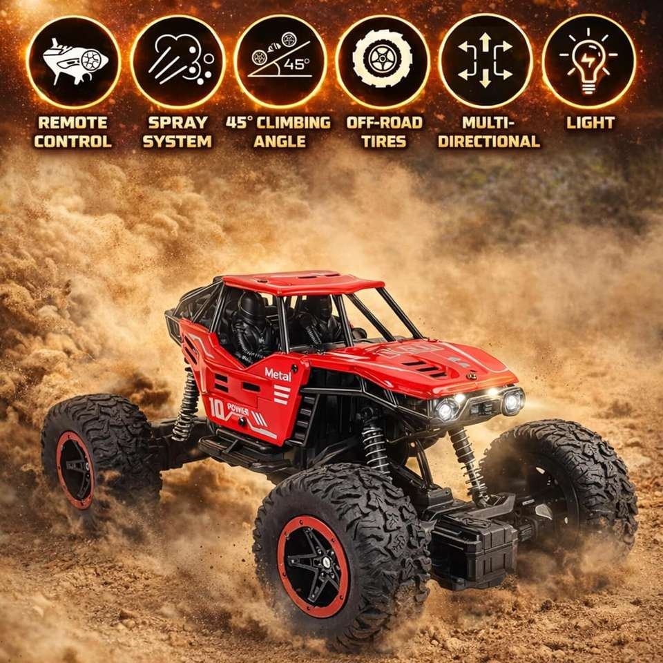 JoyAura 4x4 RC Crawler Monster Truck - Image 8
