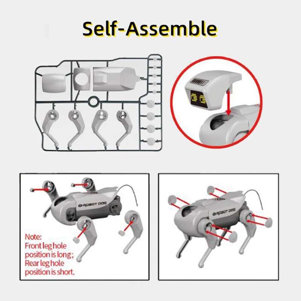 SSE Toy RC DIY Dog Assembly Toy Remote Control Educational Building Set ...