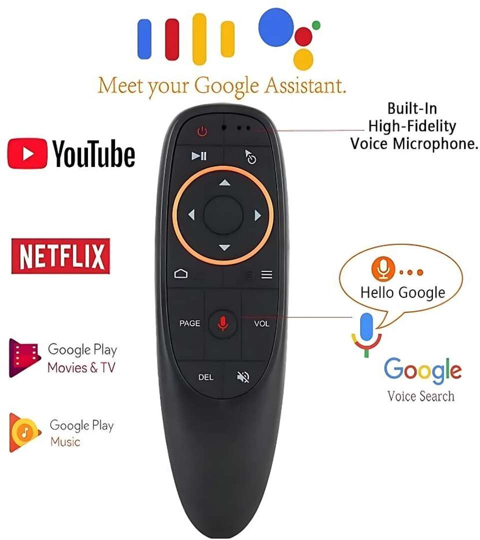 Sancy Air Mouse Remote Control with Voice Command, USB Wireless, Orange ...