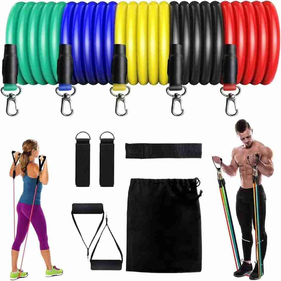 Fitnesstricks 11-Piece Resistance Band Set - Image 7