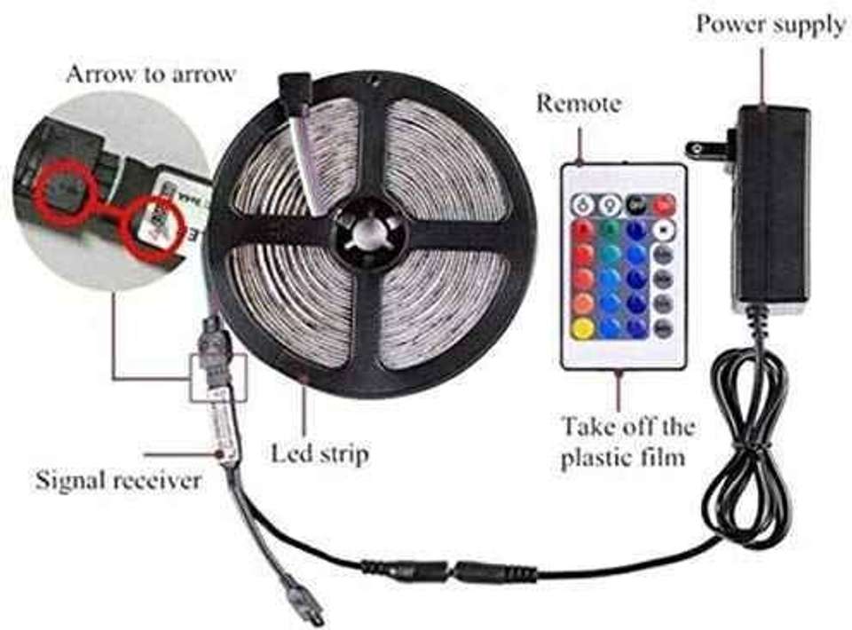 RGB Strip Light 300 LEDs 3 m Multicolor Steady, Color Changing ...