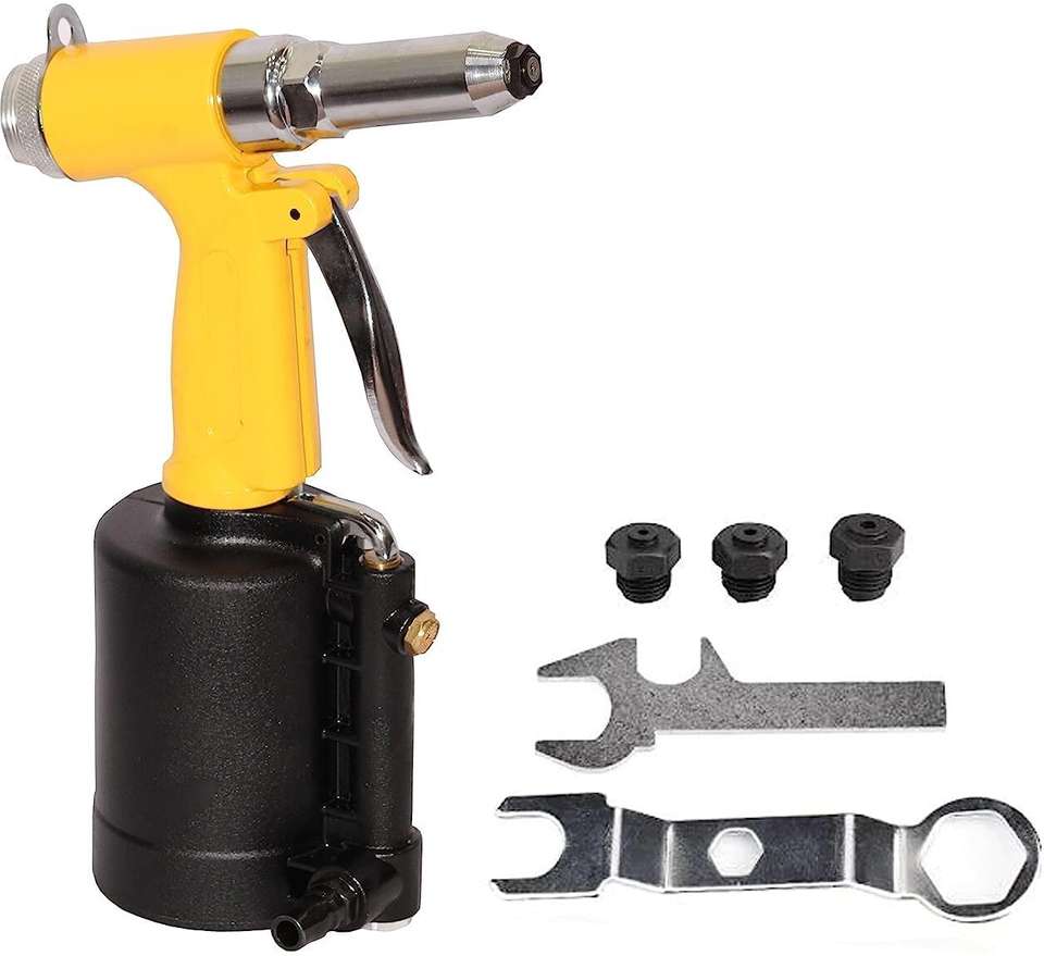 KANABEE Industrial Riveters Air Pneumatic Riveter Gun Rivets Heavy Duty ...