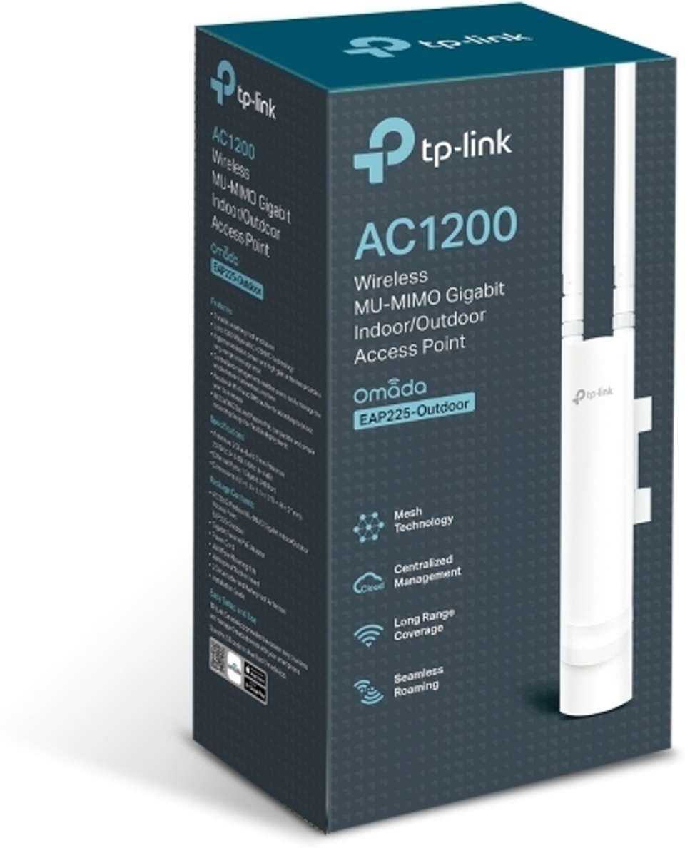 TP-Link EAP225-Outdoor Wireless Router 2.4 GHz 1200 Mbps Wifi Speed ...