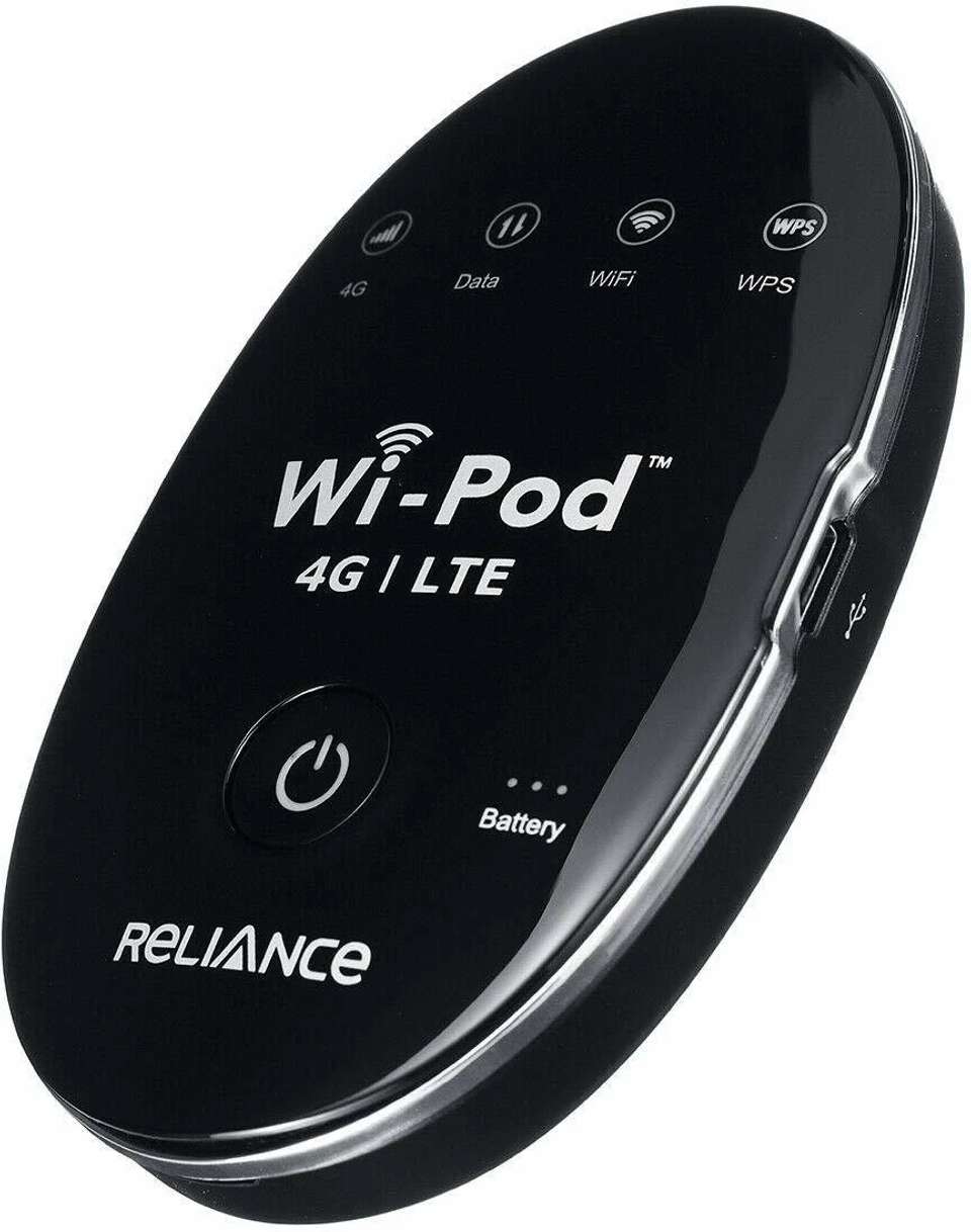 Reliance Router Reliance Router Hotspot 4G LTE 850/1800/2300 MHZ, Unlocked All Sim ...
