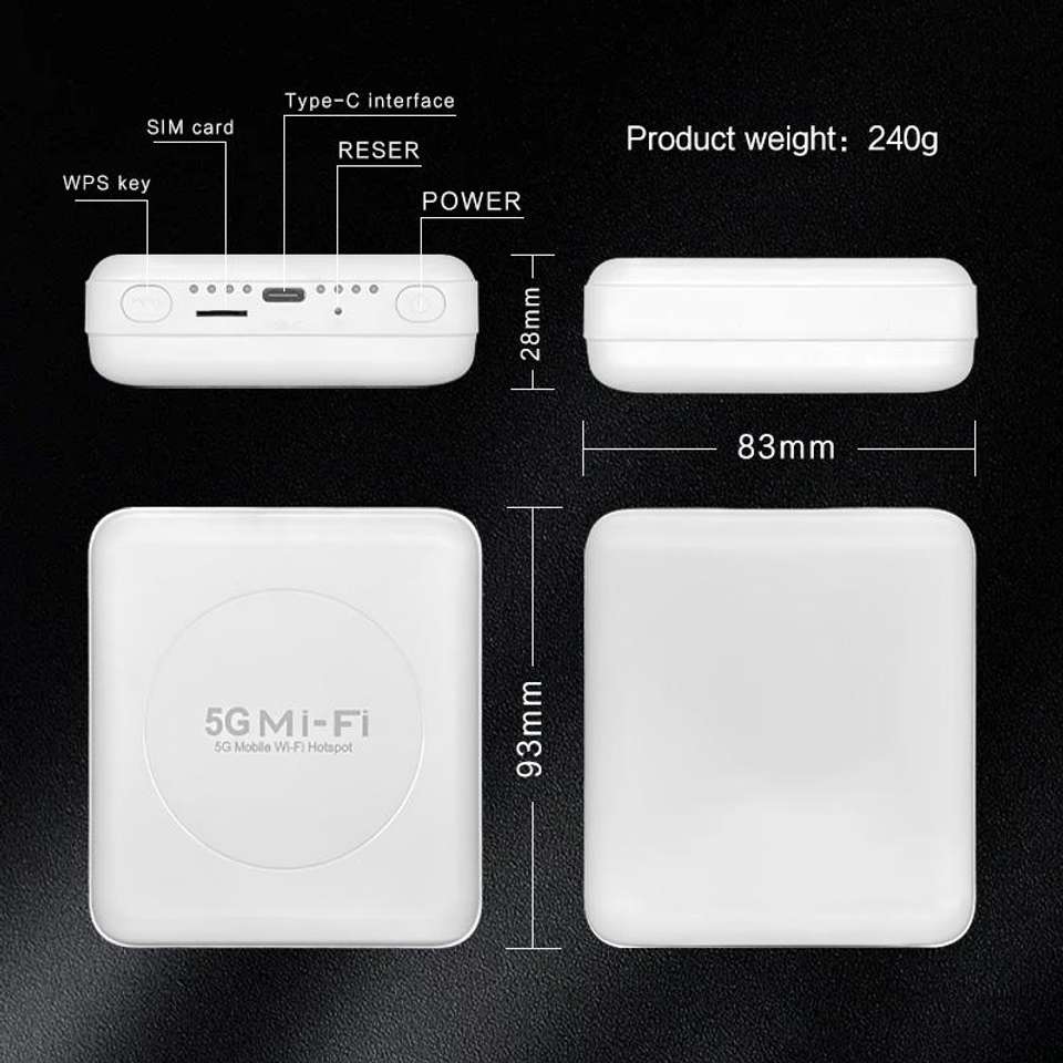 AUSHA 5G WiFi Hotspot Wireless Dongle with 5G/4G LTE/3G All Sim Support ...