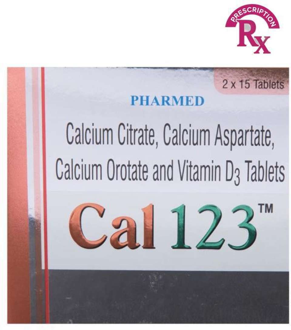 Cal 123 Tablet (15 Tab) Price in India - Buy Cal 123 Tablet (15 Tab ...