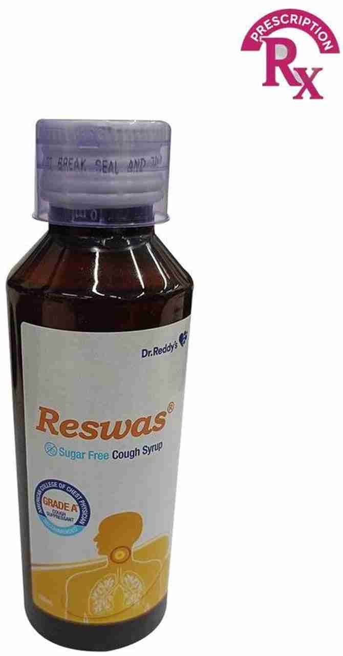 Reswas Sugar Free Cough Syrup (120 ml) Price in India - Buy Reswas ...