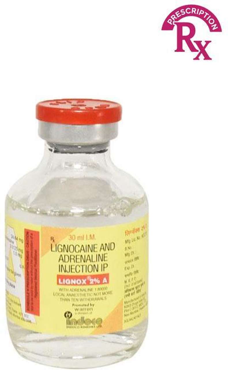 Lignox Injection Lignox 2% A Injection (30 ml) Price in India - Buy Lignox 2% A ...