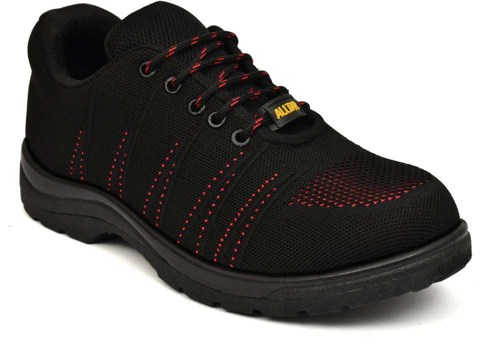 ALLTAR Steel Toe Mesh Safety Shoe Black Size 8 - Image 6