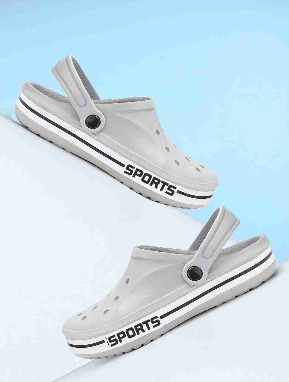 BERSACHE Men Clogs Sandal Grey 9 - Image 7