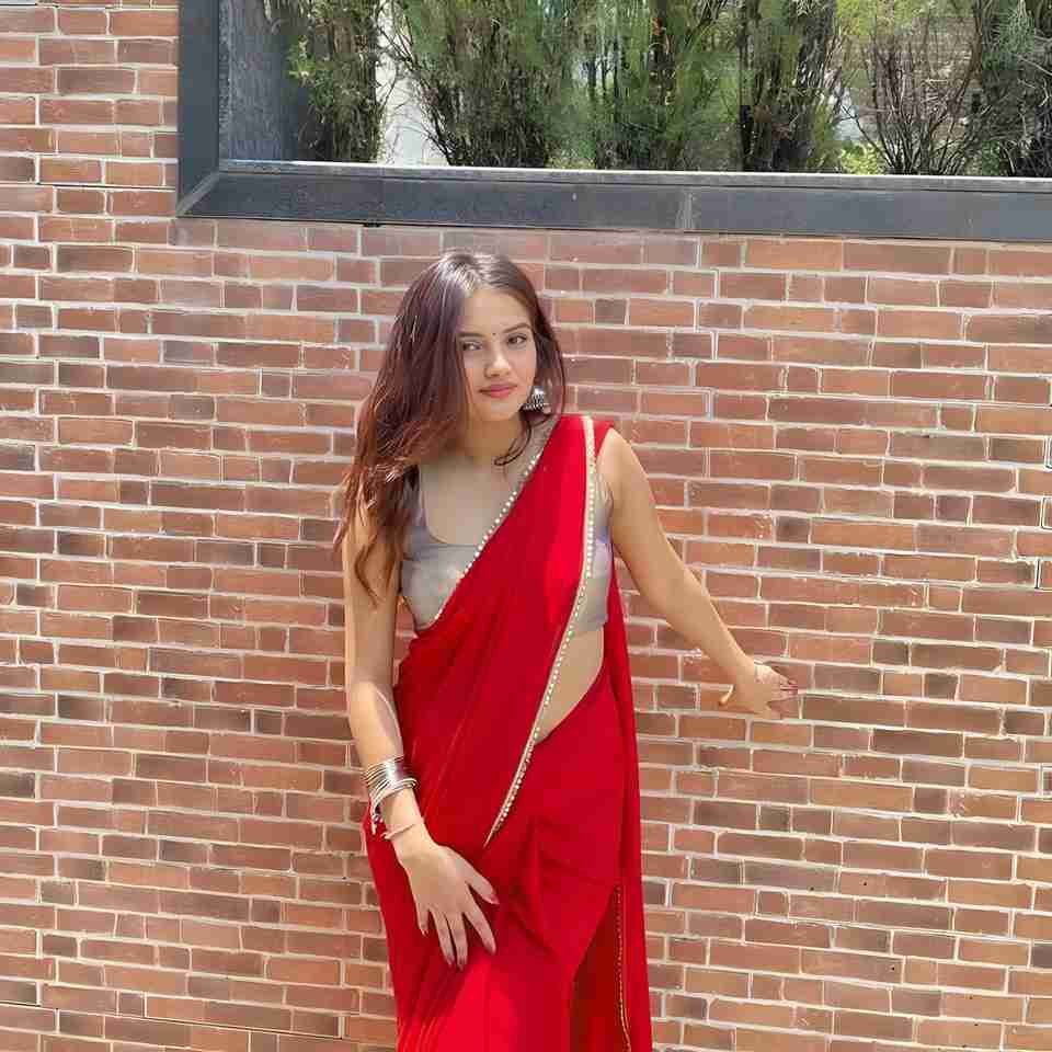 Red Plus Sign Icon Buy RAHU BABA NX Embellished Daily Wear Georgette Red Sarees Online ...