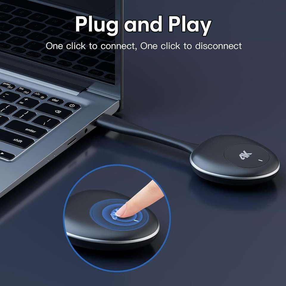 Etzin Wireless HDMI 2X Transmitter and 1x Receiver 4K, Wireless Screen ...