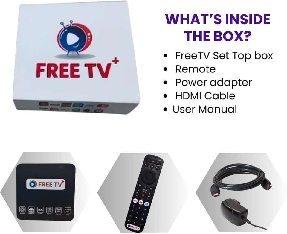 Set Channel FREETV FREE TV PLUS HD Set Top Box with over 700 FTA Channels HD ...