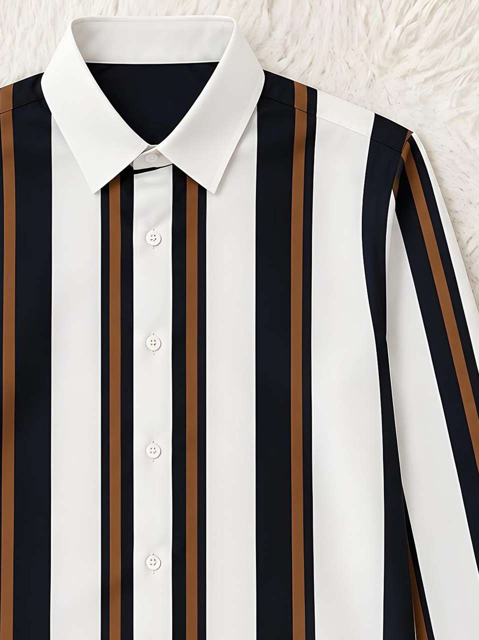 Gentlehaus Men Regular Fit Striped Shirt - Image 6