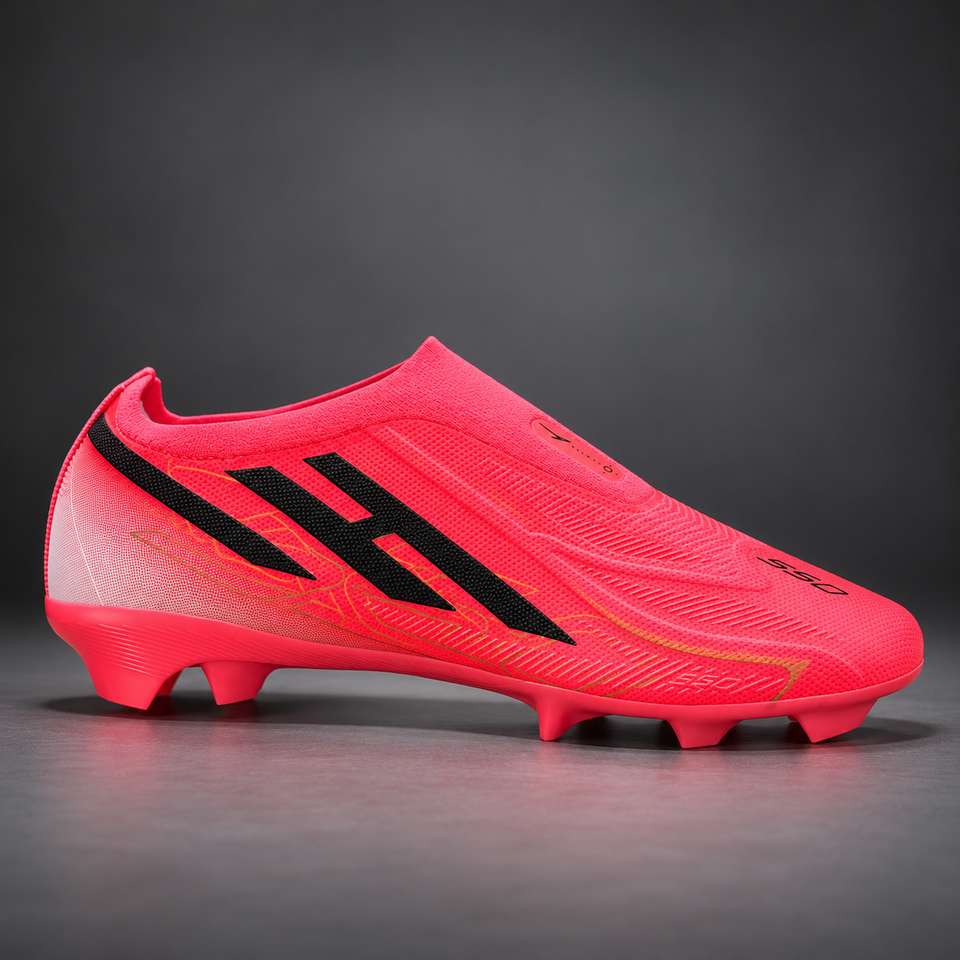 ANZA S50 Football Shoes Unisex Red 5 - Image 9