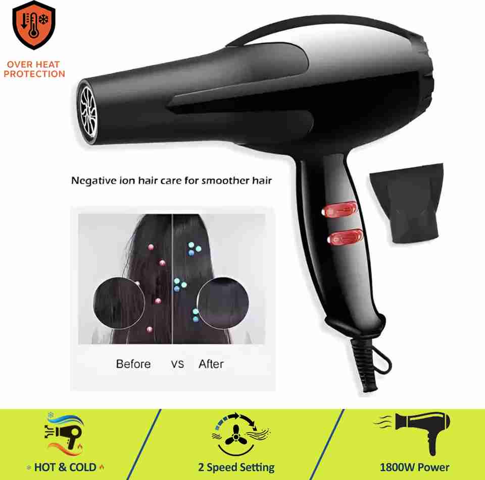Aubade 1800W Compact Foldable Hair Dryer - Image 7