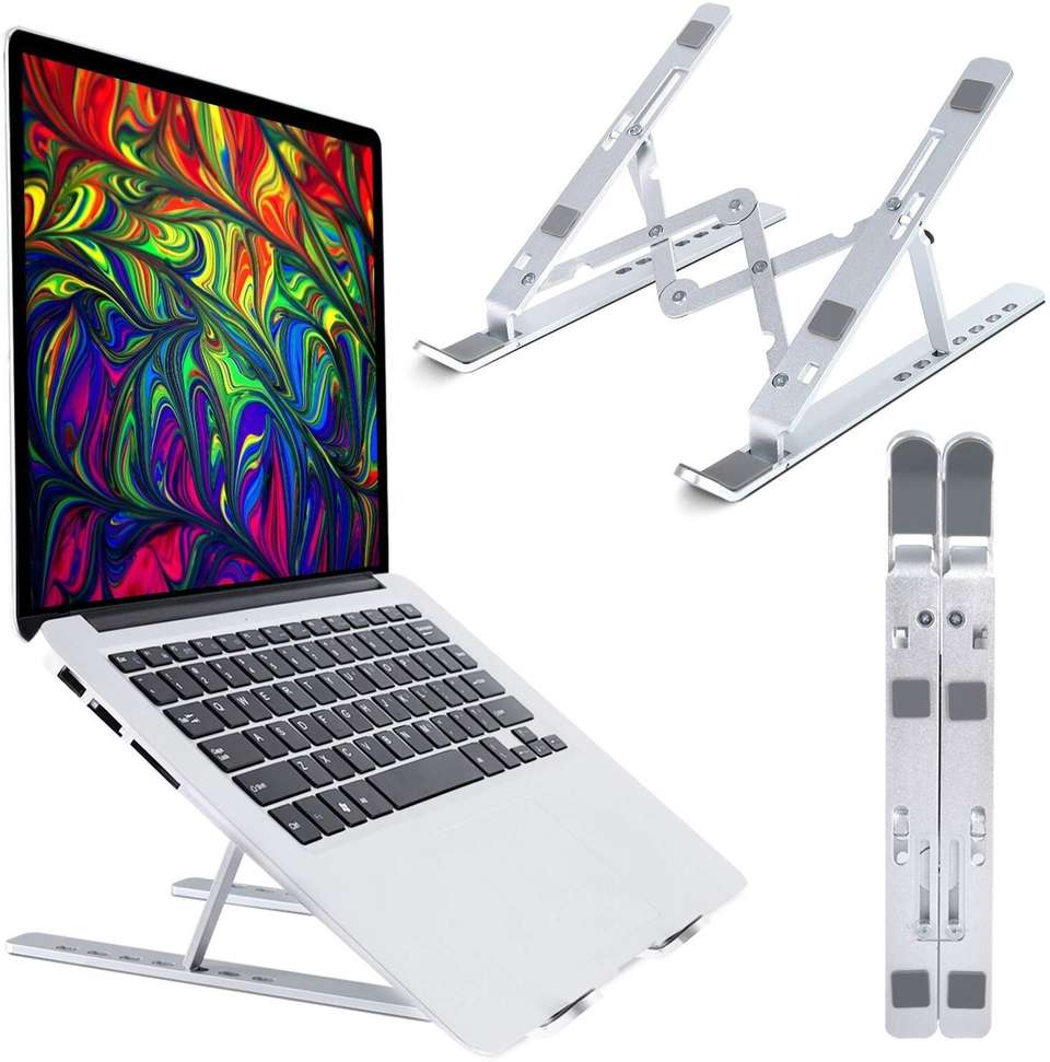 ENMORA super Adjustable Metal Frame Laptop Stand, fdg9 Aluminium ...