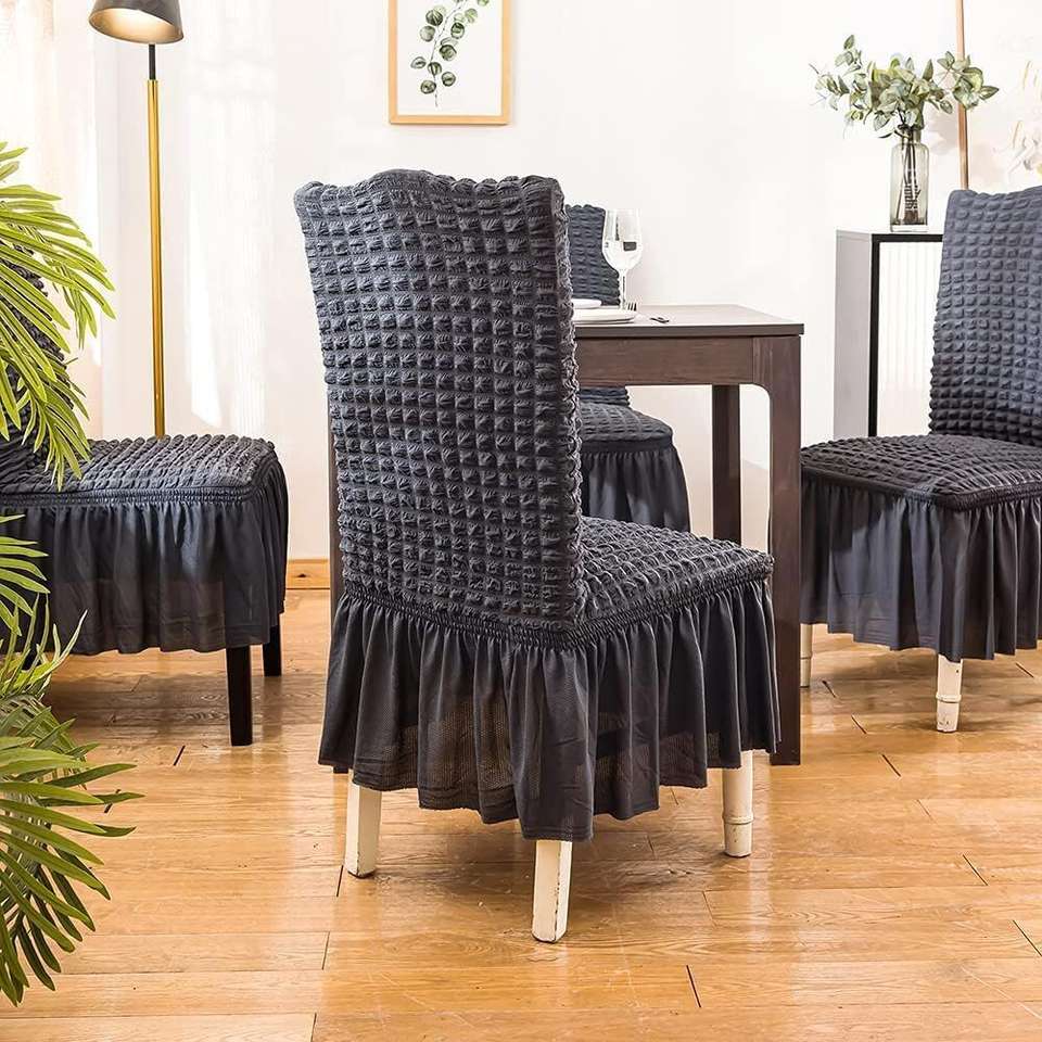 Chair Notifier FunBlast Polyester, Velvet 1 Seater Chair Plain Cover Price in India ...