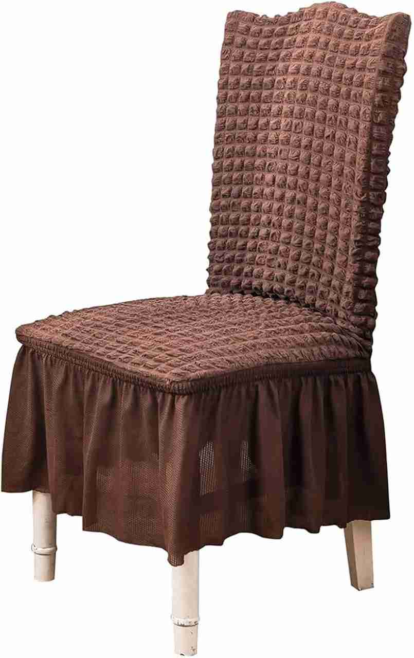Chair Notifier Abshant Jacquard 1 Seater Chair Plain Cover Price in India - Buy ...
