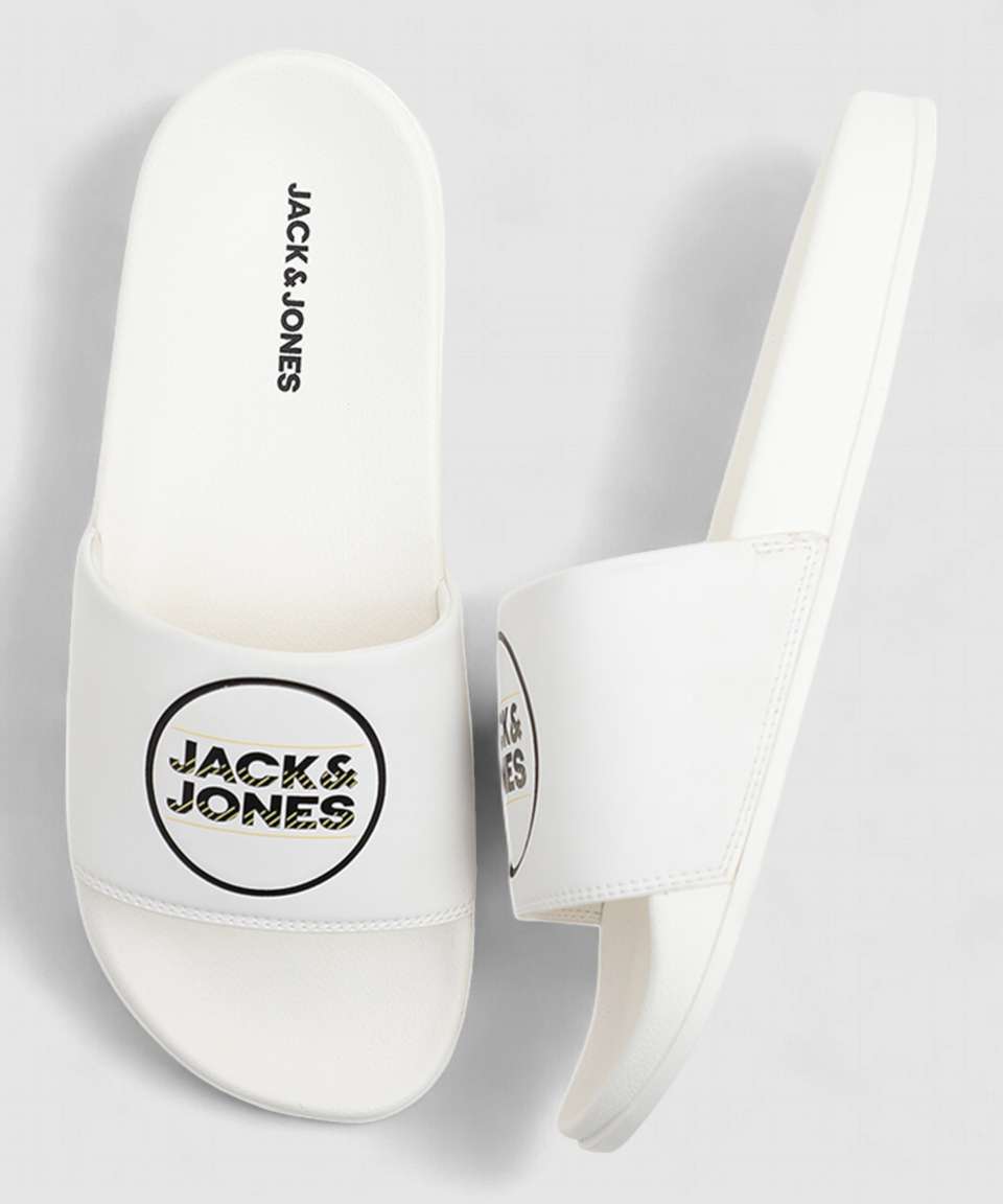 JACK & JONES Men Slides White 10 - Image 7