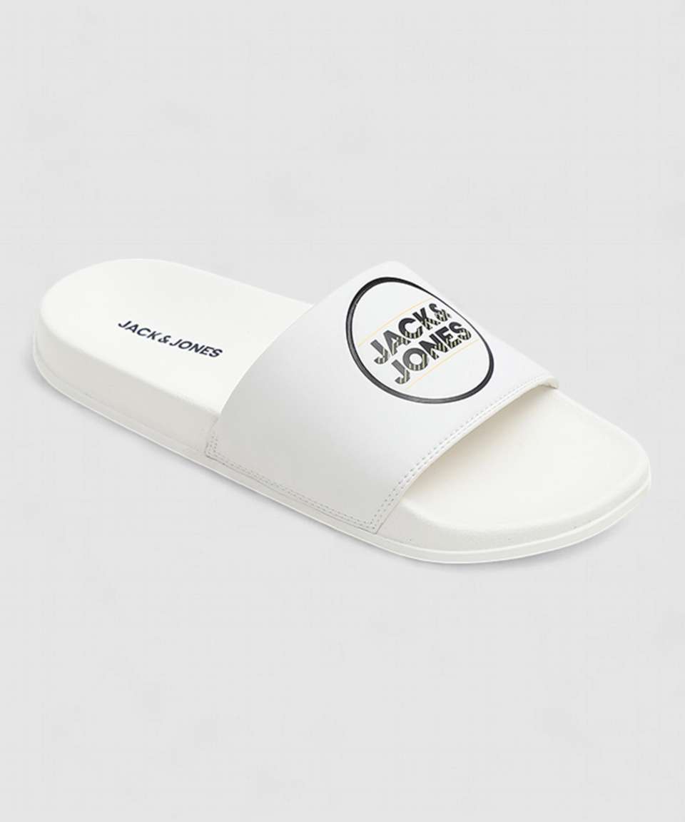 JACK & JONES Men Slides White 10 - Image 8