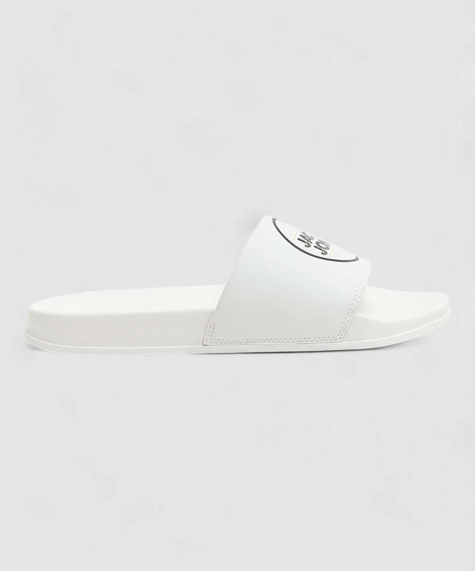 JACK & JONES Men Slides White 10 - Image 6