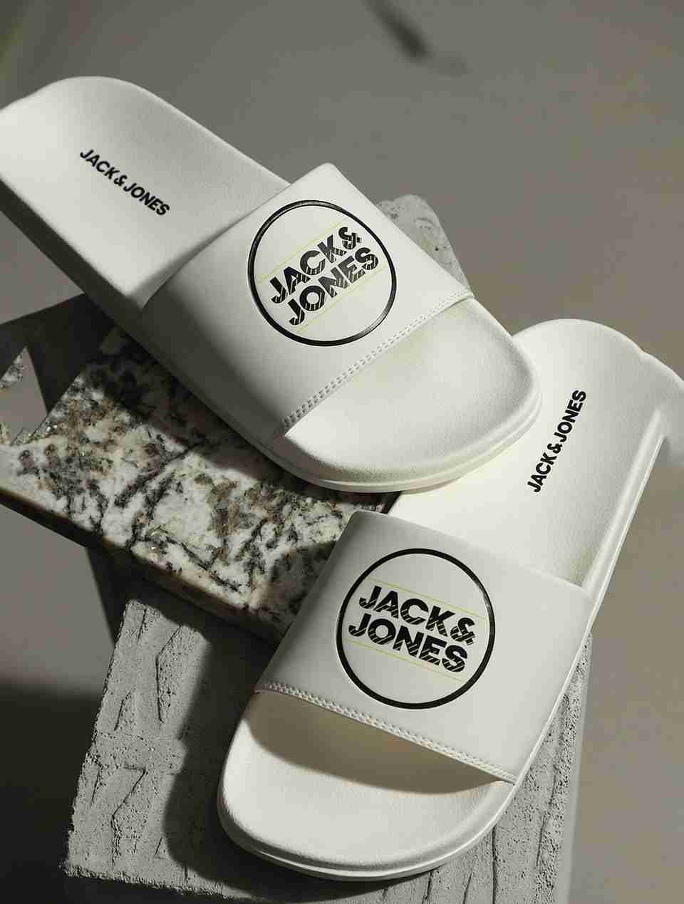 JACK & JONES Men Slides White 10 - Image 5
