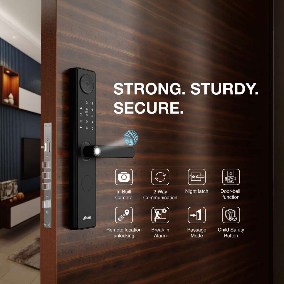 OZONE OZ-FDL-02-LIFE-NXT-i Smart Door Lock Price in India - Buy OZONE ...