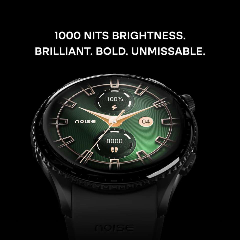 765 R Display Noise Halo 3 1.43 AMOLED Display, 1000NITS Brightness, Premium Metal ...