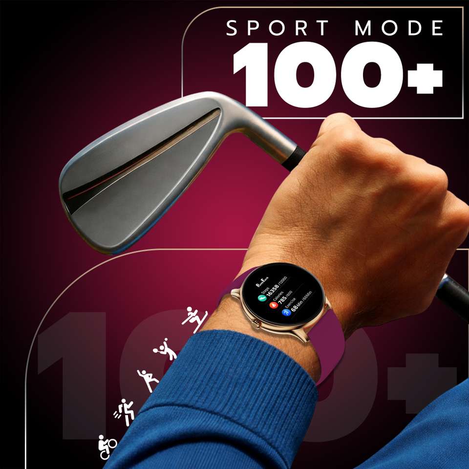 PunnkFunnk Active-2 Pro Round Dial Smartwatch 1.49