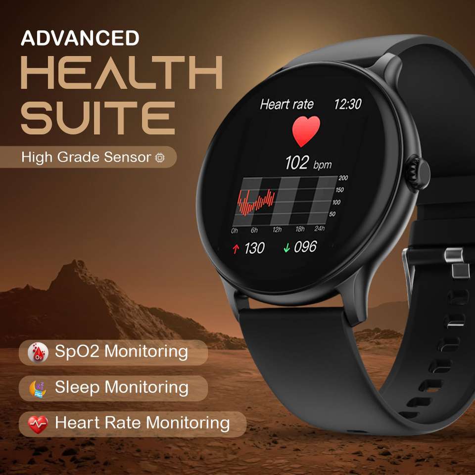 PunnkFunnk Active-2 Pro Round Dial Smartwatch 1.49