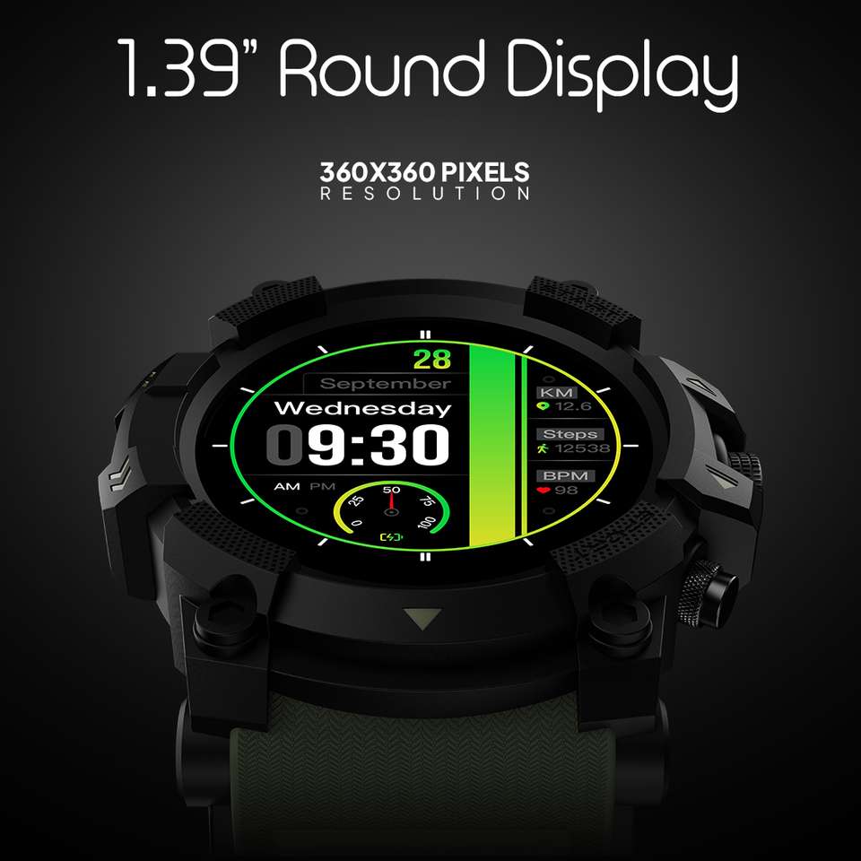 Fire-Boltt Expedition GPS Inbuilt, Bluetooth Calling 35.3mm (1.39 ...