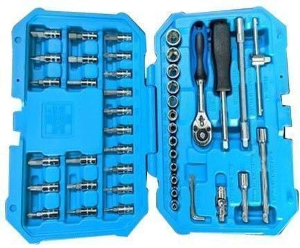 Socket Set Sa46 TAPARIA SA46 – 46 Piece Professional 1/4