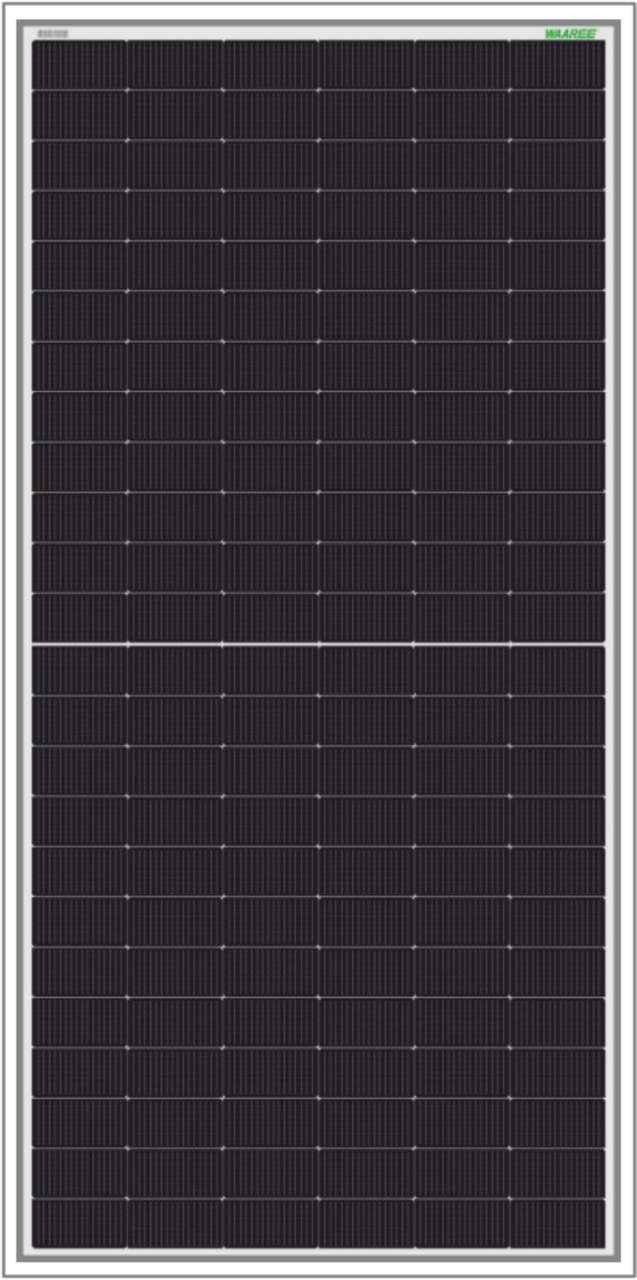 WAAREE 615 W Framed Dual Glass Bifacial | TOPCon N-Type Mono Cells ...