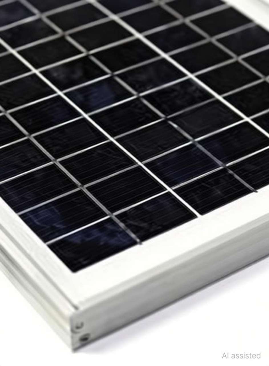 SOLAR UNIVERSE INDIA 40 Watt - 12 Volt Solar Panel for Home Lighting ...