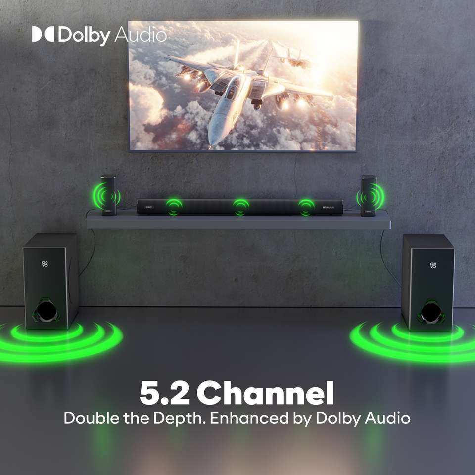 GOVO GOSURROUND 888 625W Bluetooth Soundbar - Image 8