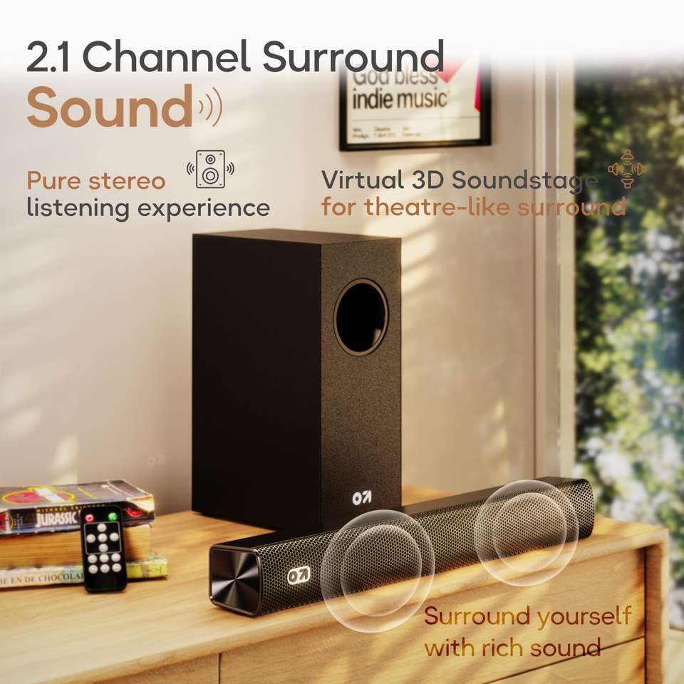 Buy GOBOULT Bassbox X60 with Subwoofer, 60W Power, 2.1 Channel, 3 EQ ...