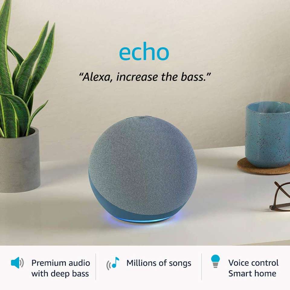Buy Alexa Echo (4th Gen)| Premium sound powered by Dolby and Alexa with ...