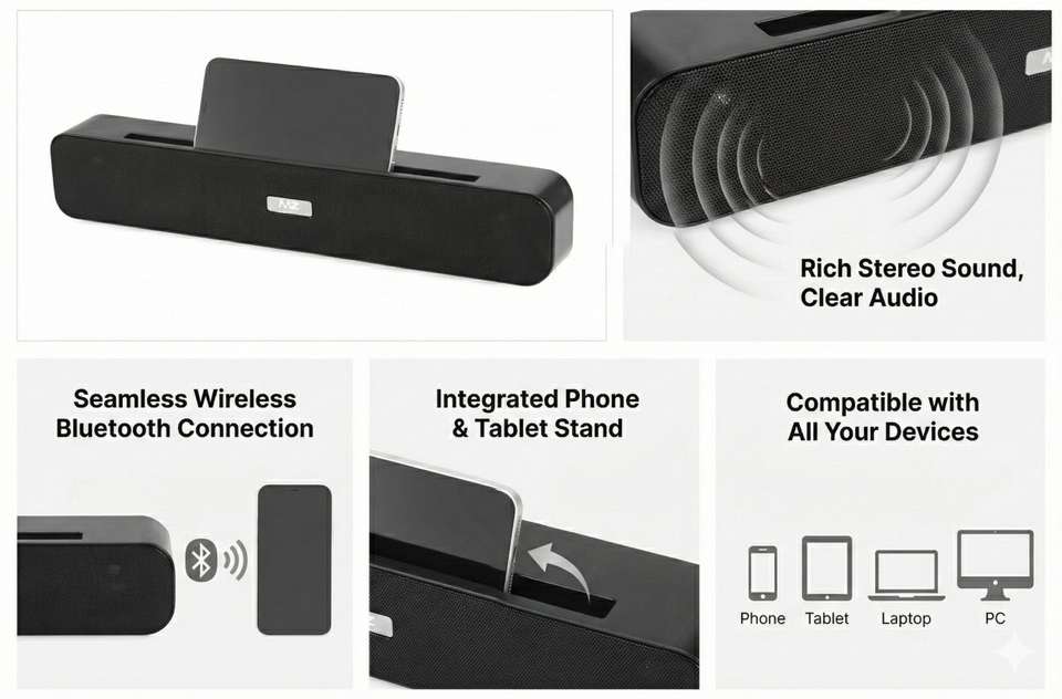 MZ M423SP Portable Home TV Soundbar - Image 8
