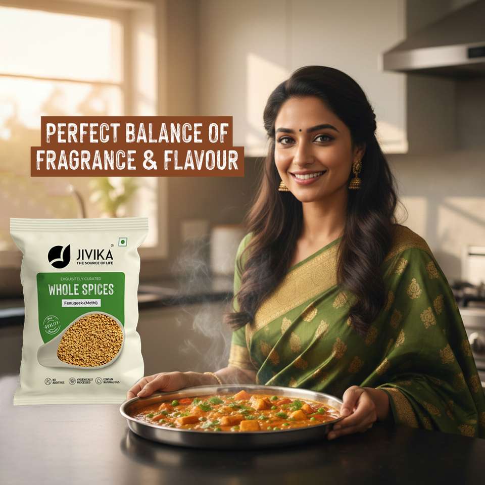 Jivika Organics Fenugreek Seeds 1 KG Methi For Cooking Seasoning And jivika-organics-fenugreek-seeds-1-kg-methi-for-cooking-seasoning-and