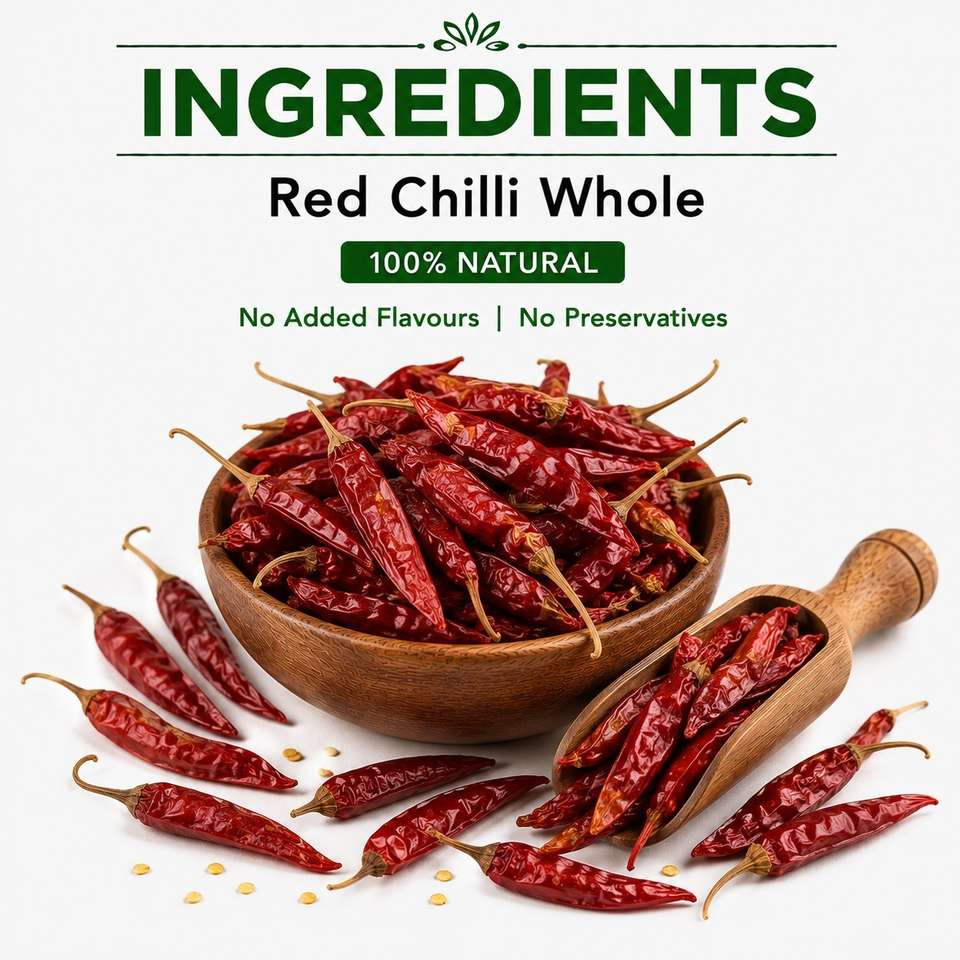 Chilly Thread DT Nuts Red Chilli Whole For Cooking Spicy Lal Mirch For Curries Snacks ...