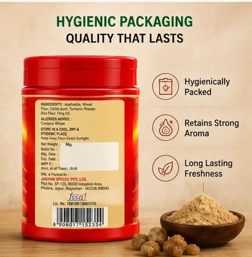JAKHAN MASALE Hing | Asafoetida | Heeng | Indian Spice | Aromatic ...