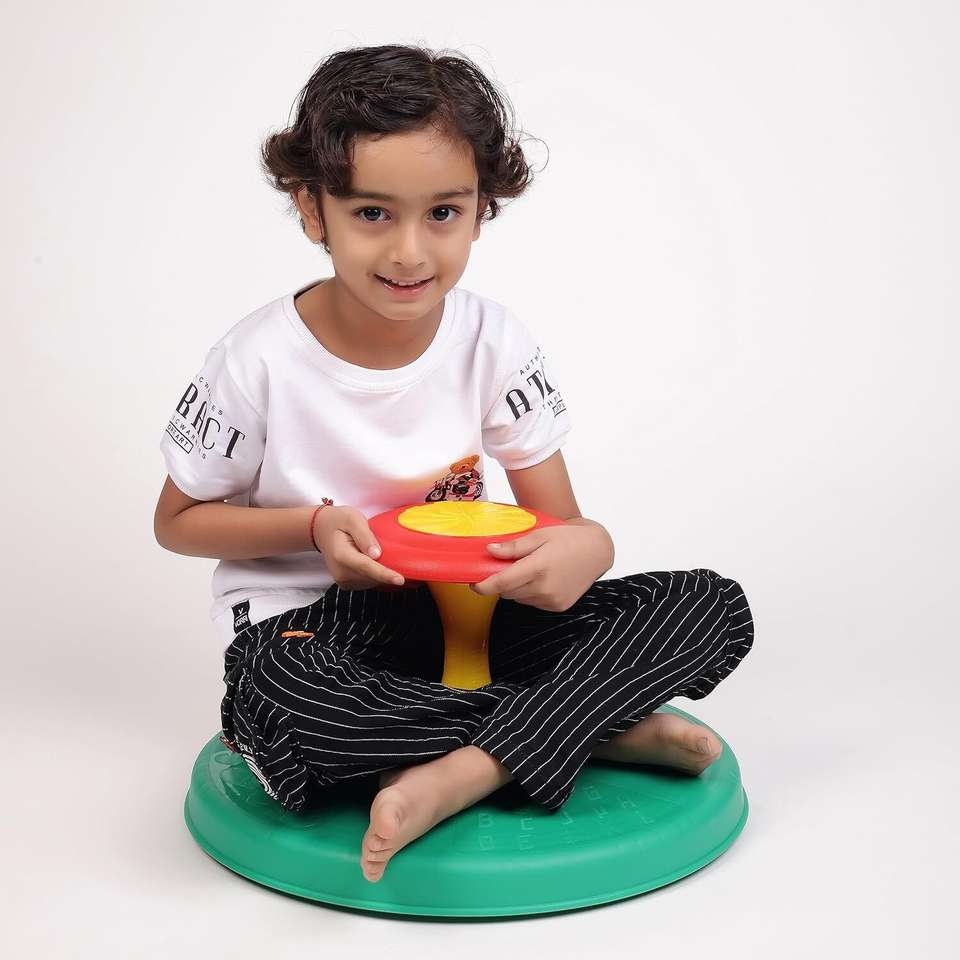 CLOUDHOME Sit and Spin Classic Spinning Activity Toy for Toddlers KK ...