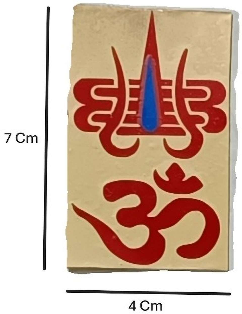 Om Radium Sticker spiritual supplies 5.5 cm OM RADIUM CAR BIKE STICKER Self Adhesive ...