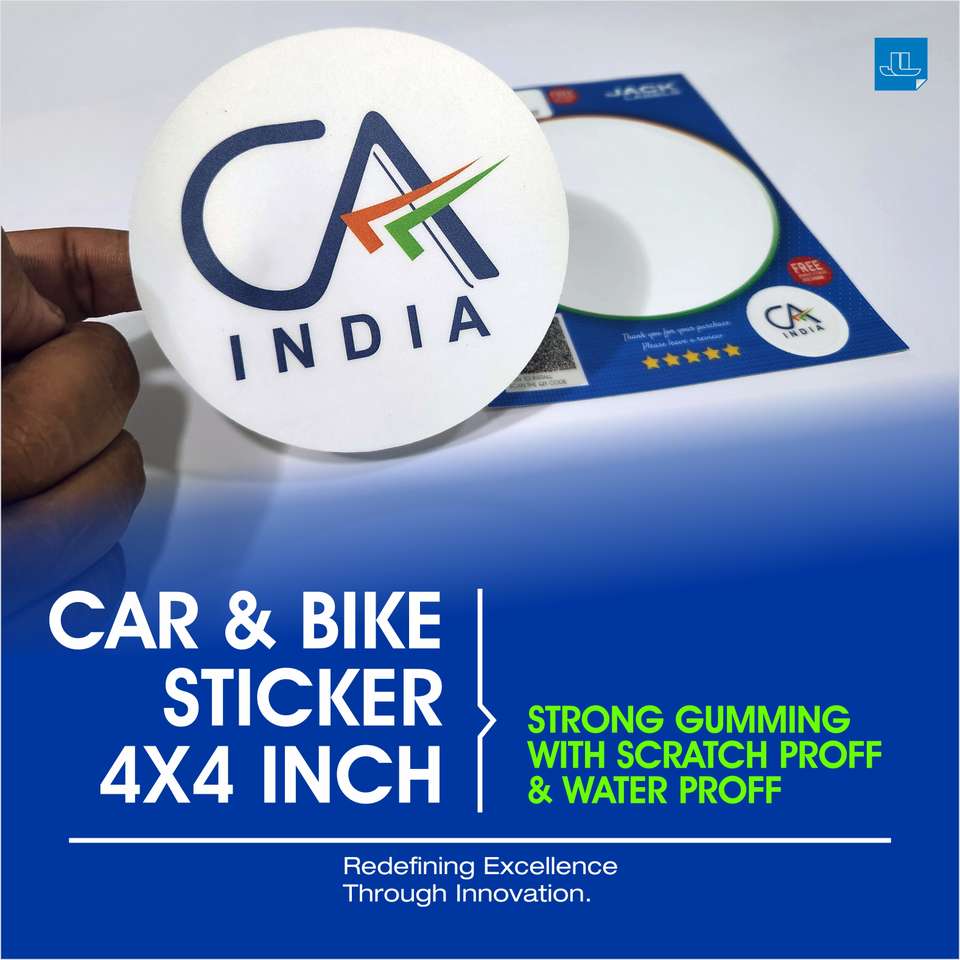 Kumawat Incorporatoin 10 inch CA Sticker & Decal for Car & Bike (Black ...