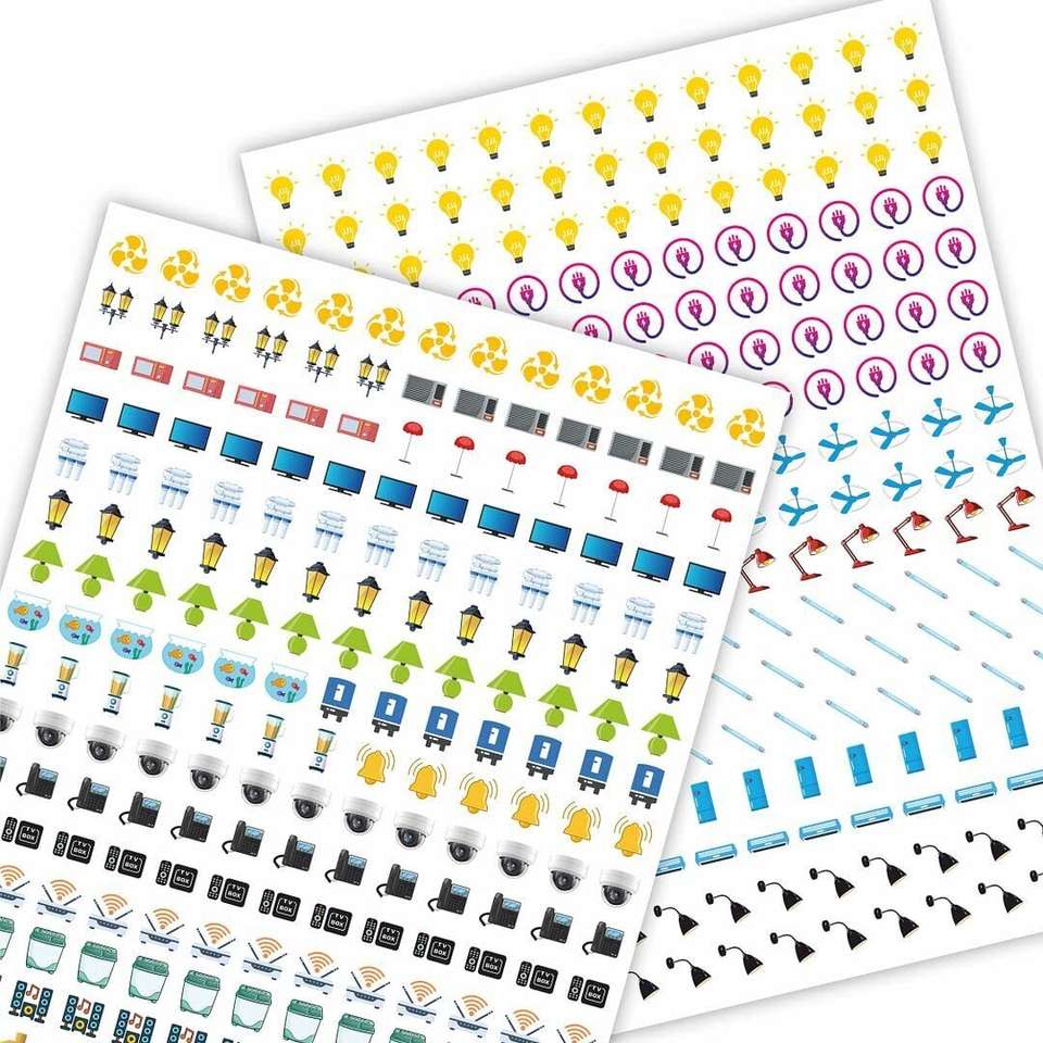 Arni 1 inch Stickers Self Adhesive Sticker Price in India - Buy Arni 1 ...