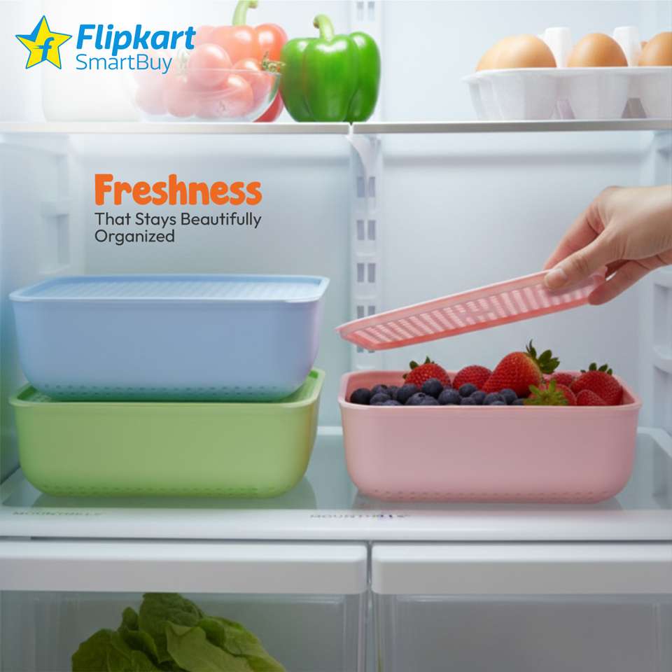 Flipkart SmartBuy Plastic Multipurpose Perforated Basket for Kitchen ...