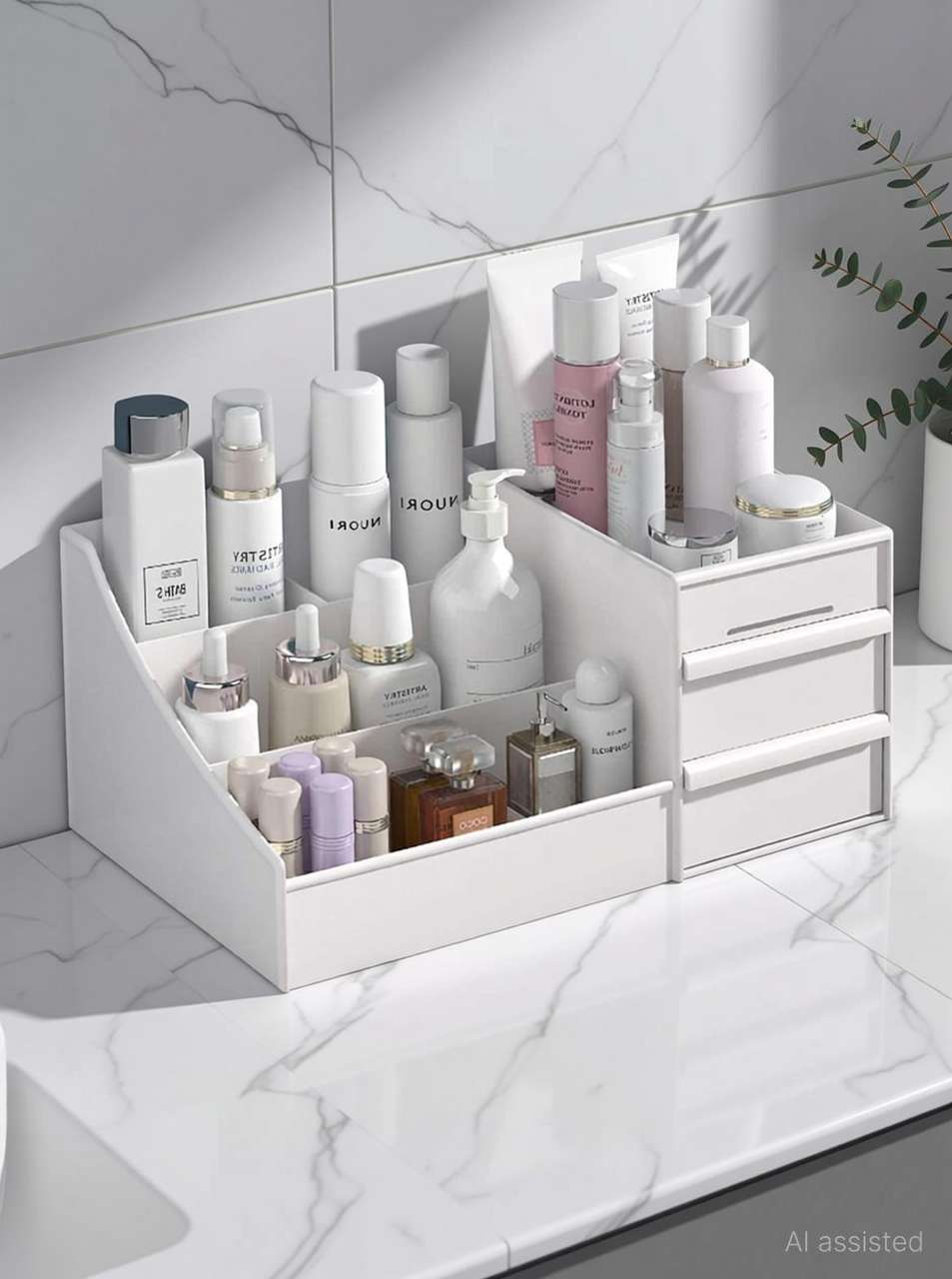 hitu Cosmetic Makeup Drawer Organizer Jewelry |Stationery | Storage Box ...