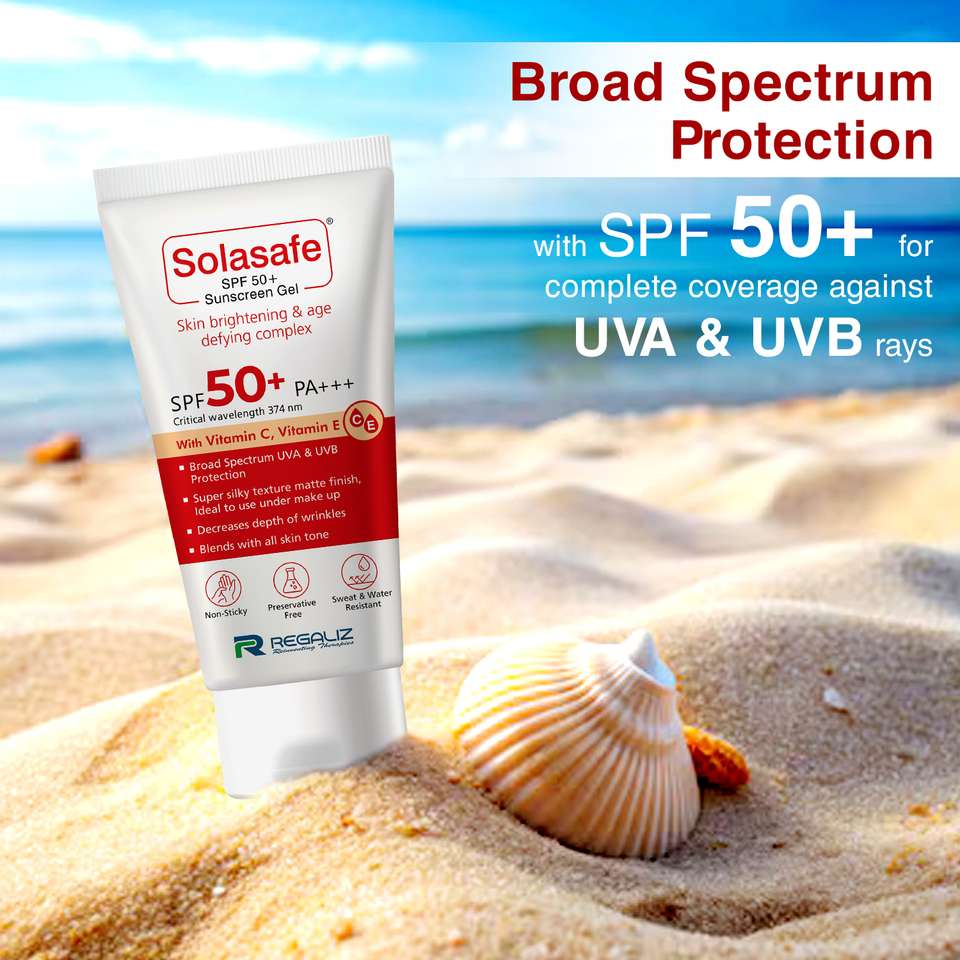 solasafe Sunscreen - SPF 50 PA+++ Silicone Sunscreen Gel - Price in ...